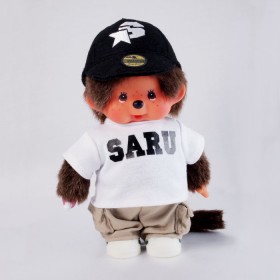 Monchhichi SARU白色T恤男孩