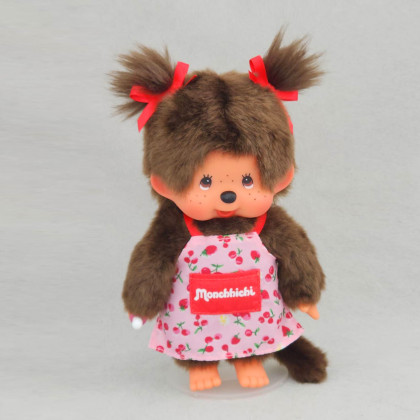 Monchhichi 花朵圍裙女孩 S號