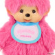 A Monchhichi 色彩系列玫紅色掛件