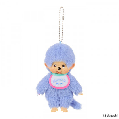 Monchhichi 色彩系列藍色掛件