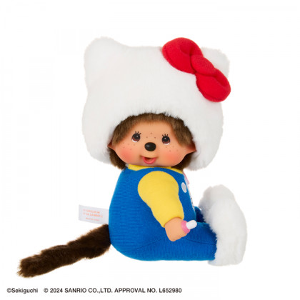 A Monchhichi x Hello Kitty Monchhichi S號