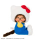 A Monchhichi x Hello Kitty Monchhichi S號