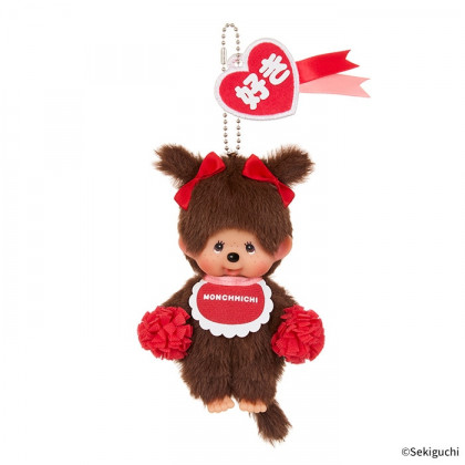 Monchhichi 快樂色彩系列女孩掛件