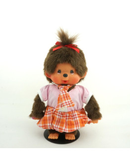Monchhichi 橙色泡泡裙女孩