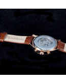 Monchhichi 銅色真皮手錶