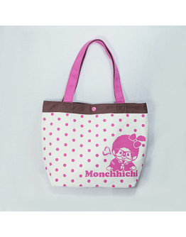 Monchhichi 帆布袋(粉紅色)