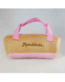 Monchhichi毛絨圓筒型多功能袋