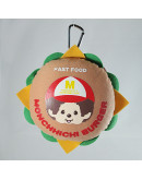 Monchhichi 漢堡包零錢包