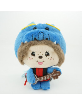 Monchhichi 沖繩藍色石獅男孩零錢包