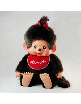 Monchhichi 基本款坐姿女孩 (Premium) (大型)