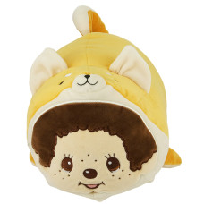 Monchhichi 軟棉棉柴犬抱枕
