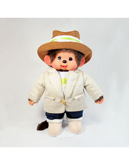 Monchhichi 外套男孩(米色)(大型)