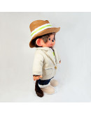Monchhichi 外套男孩(米色)(大型)
