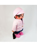 Monchhichi 外套女孩(粉色)(大型)
