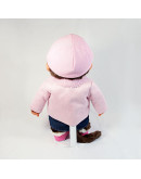 Monchhichi 外套女孩(粉色)(大型)
