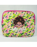 Monchhichi 迷彩多功能袋/ ipad套