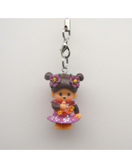 Monchhichi PVC夏威夷女孩掛件