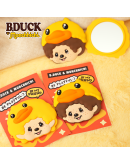 Monchhichi x B.Duck系列-矽膠鏡子（黃色款）