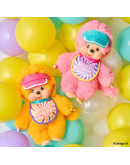 Monchhichi 棒棒糖粉紅色男孩掛件