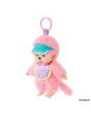 Monchhichi 棒棒糖粉紅色男孩掛件