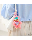Monchhichi 棒棒糖粉紅色男孩掛件