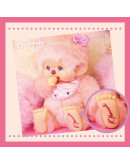Monchhichi 設計師粉紅色特別版女孩 (45cm)