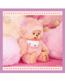 Monchhichi 設計師粉紅色特別版女孩 (45cm)