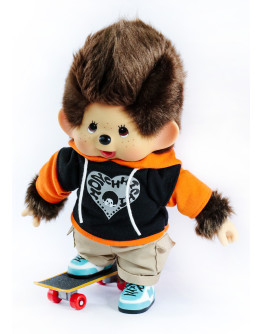 Monchhichi 滑板潮流男孩 M號