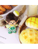 Monchhichi 鳳梨包女孩大頭掛件