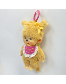 Monchhichi 金色雙辮女孩掛件