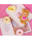 Monchhichi 金色雙辮女孩掛件