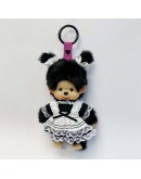 Monchhichi 連衣裙黑色女孩掛件