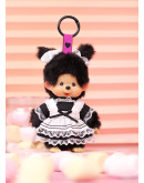 Monchhichi 連衣裙黑色女孩掛件