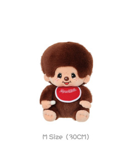 Monchhichi 坐款毛絨系列男孩 (中型)