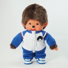 Monchhichi 運動裝男孩(藍色)