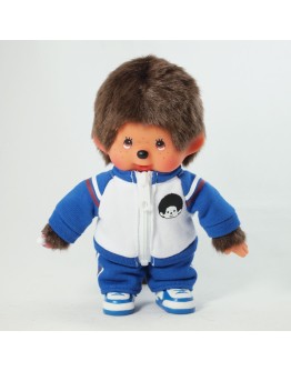 Monchhichi 運動裝男孩(藍色)