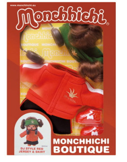 Monchhichi 紅色DJ套裝