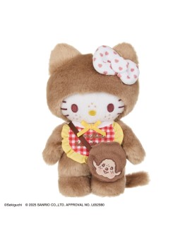 Monchhichi x Hello Kitty Hello Kitty格子圍兜 S號