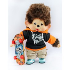 Monchhichi 滑板潮流男孩 M號