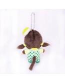 Monchhichi 鳳梨包女孩大頭掛件
